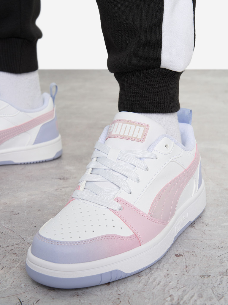 Кеды для девочек PUMA Rebound V6 Lo Blurry Dreams Jr — фото №11