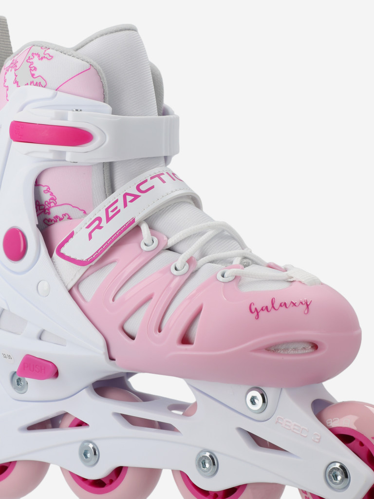 Роликовые коньки детские раздвижные Reaction Galaxy girl — фото №6