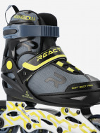 Роликовые коньки детские раздвижные Reaction Rainbow boy — фото №6