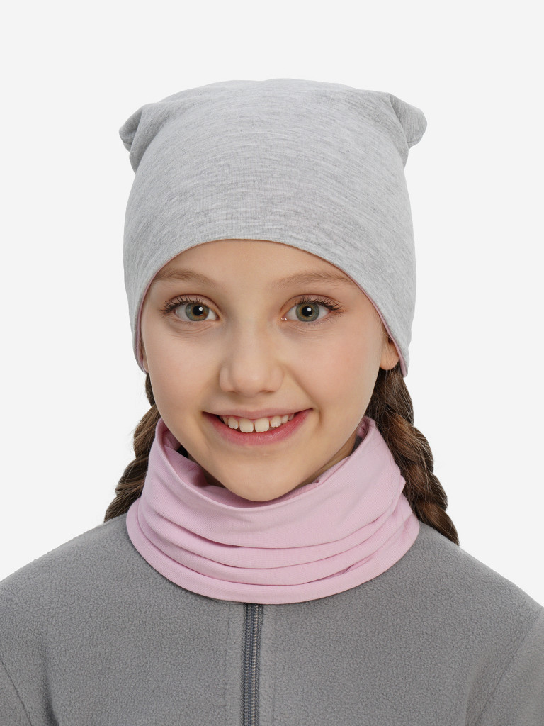 Қыздарға арналған жиынтық: GSD мойынорағышы, шапка — фото №3