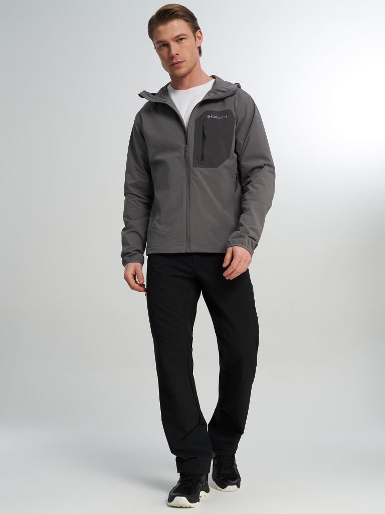 Ветровка мужская Columbia Tall Heights III Hooded Softshell — фото №4