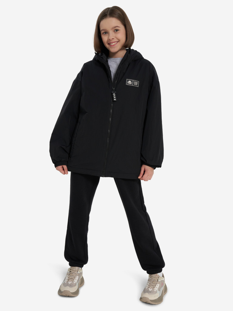 Куртка утепленная для девочек оверсайз Kappa — фото №5