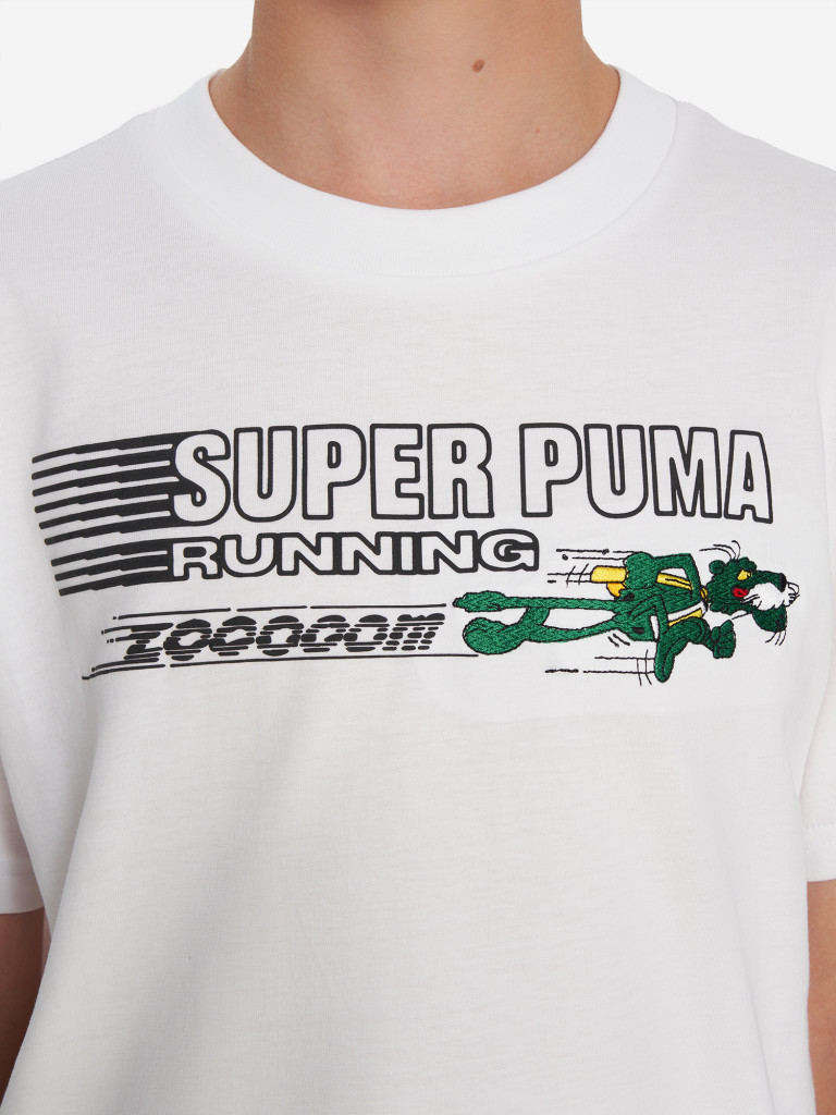 PUMA Super Graphic ұлдарға арналған футболкасы — фото №6