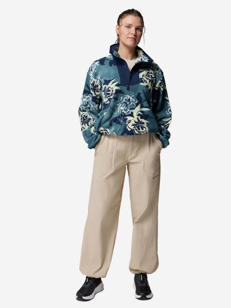 Джемпер флисовый женский Columbia Sequoia Grove Printed Half Zip — фото №4