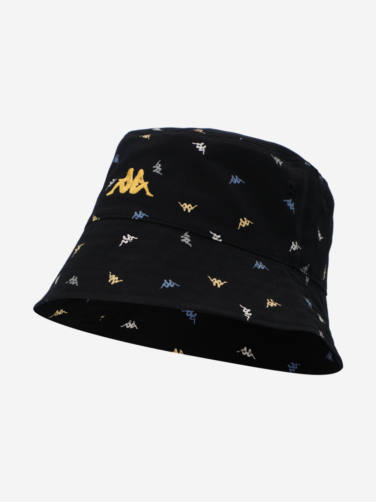 Панама для мальчиков Kappa черный/желтый цвет — купить за 3140 тг со ...