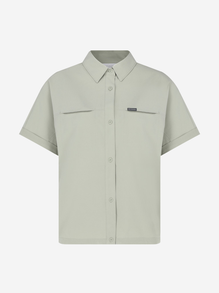 Рубашка с коротким рукавом женская Columbia Boundless Trek Ss Button Up II — фото №11
