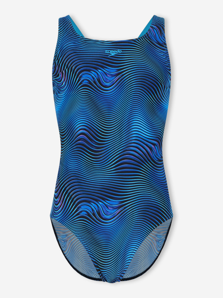 Купальник слитный для девочек Speedo Print Leaderback — фото №7