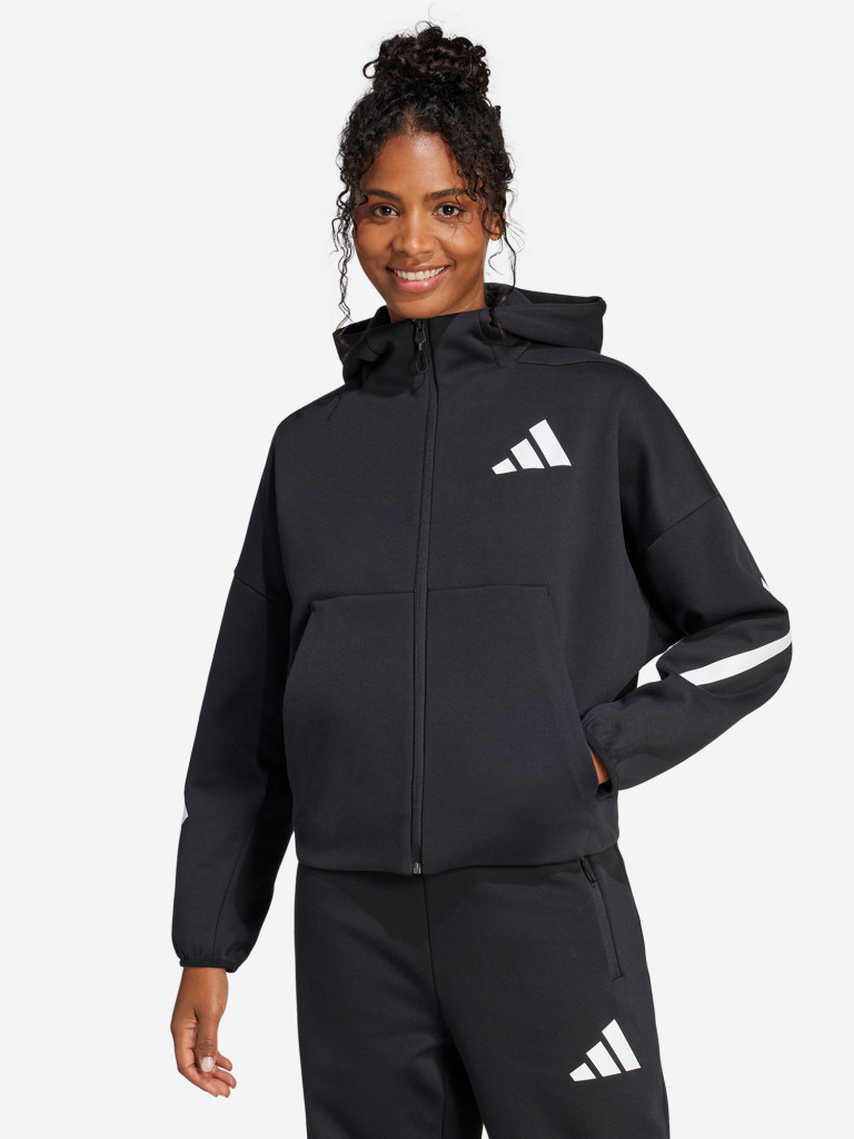 Толстовка женская оверсайз adidas — фото №2