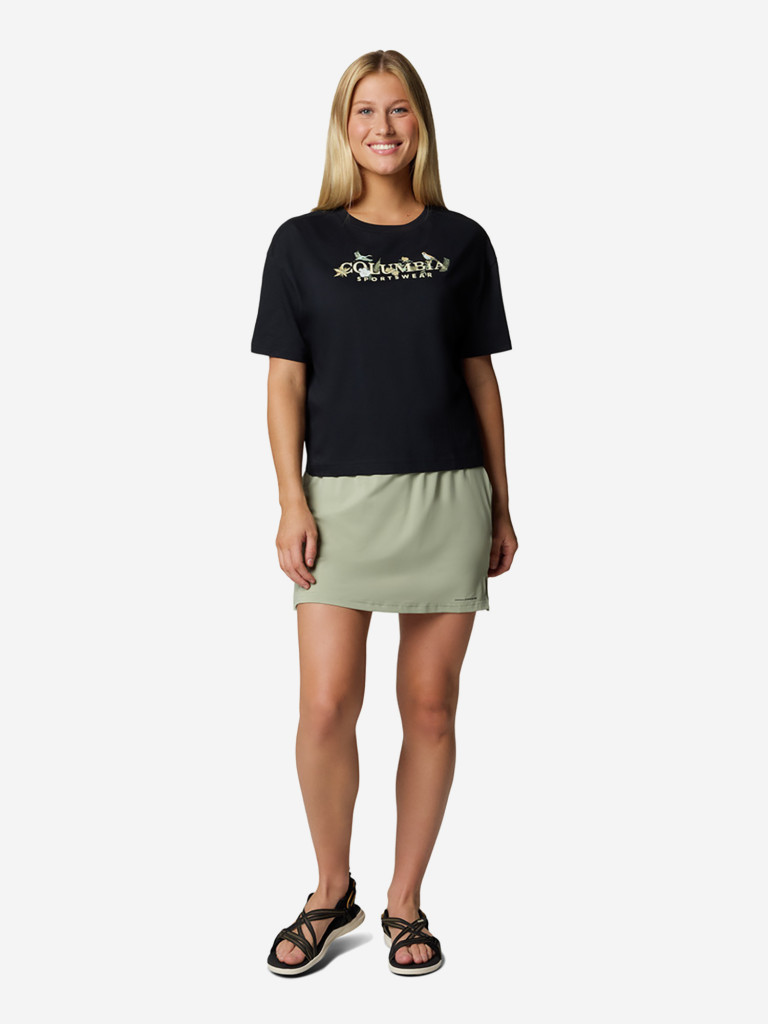 Футболка женская Columbia Rolling Bend Graphic Relaxed Crop Ss — фото №3