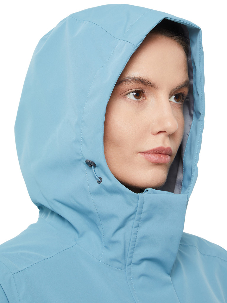 Куртка мембранная женская Outventure ярко-голубой цвет — купить за ...