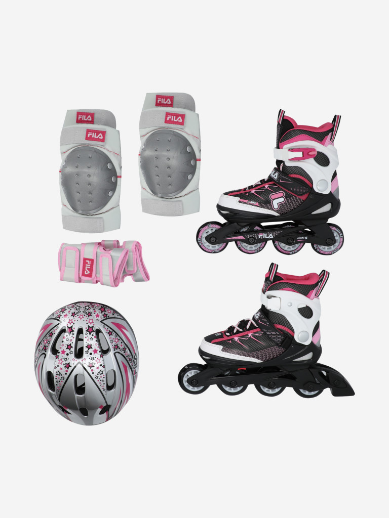 Роликовые коньки детские FILA J-One Combo 3 Set