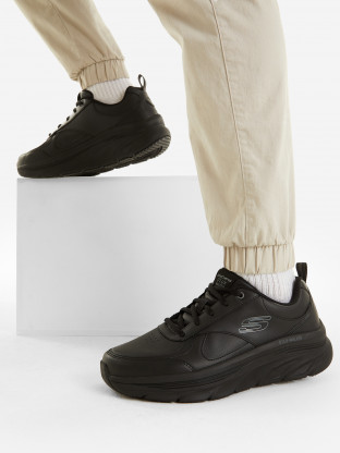 Кроссовки мужские Skechers DLux Walker чёрный цвет — купить за 22990 тг.  со скидкой 50 % в интернет-магазине Спортмастер