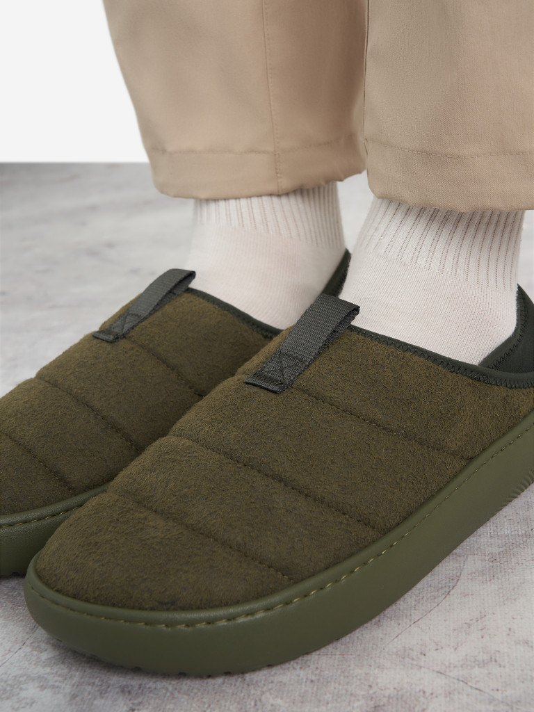 Слипоны утепленные мужские Crocs Classic Sueded Moc — фото №10