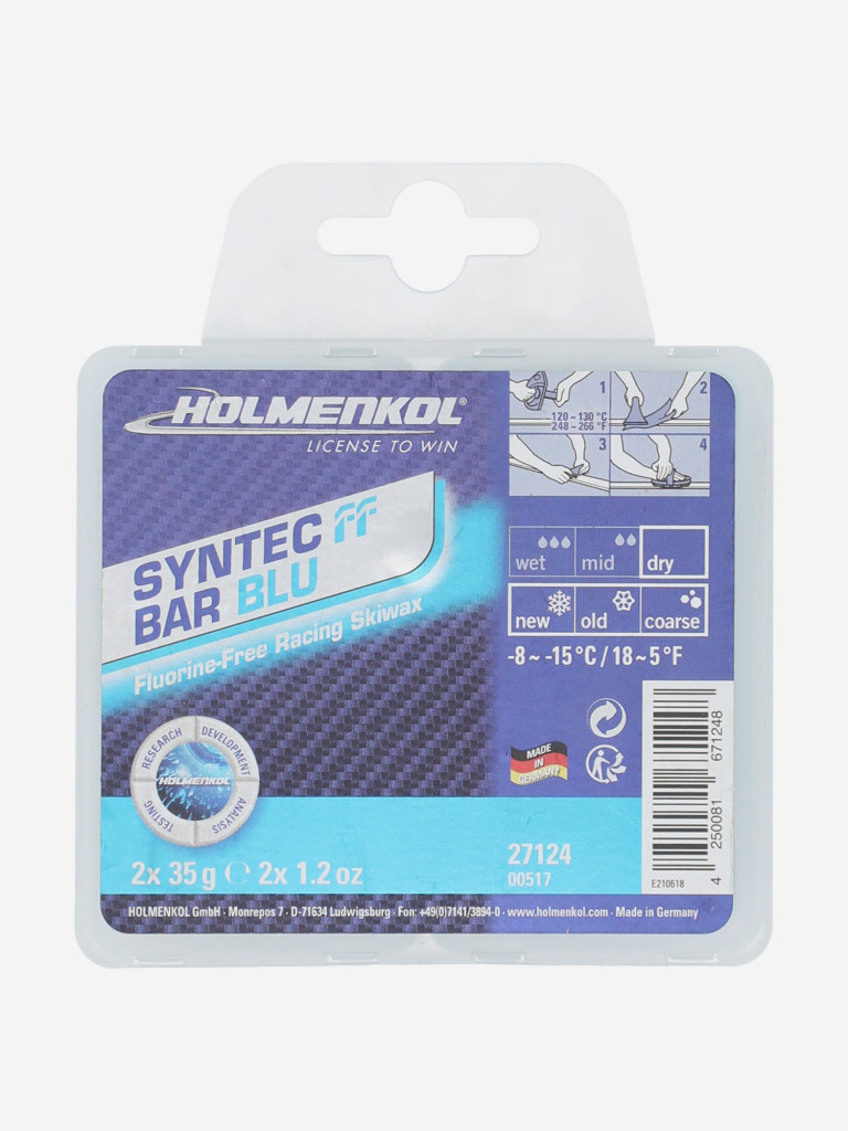 Мазь скольжения Holmenkol Syntec FF, 70 г