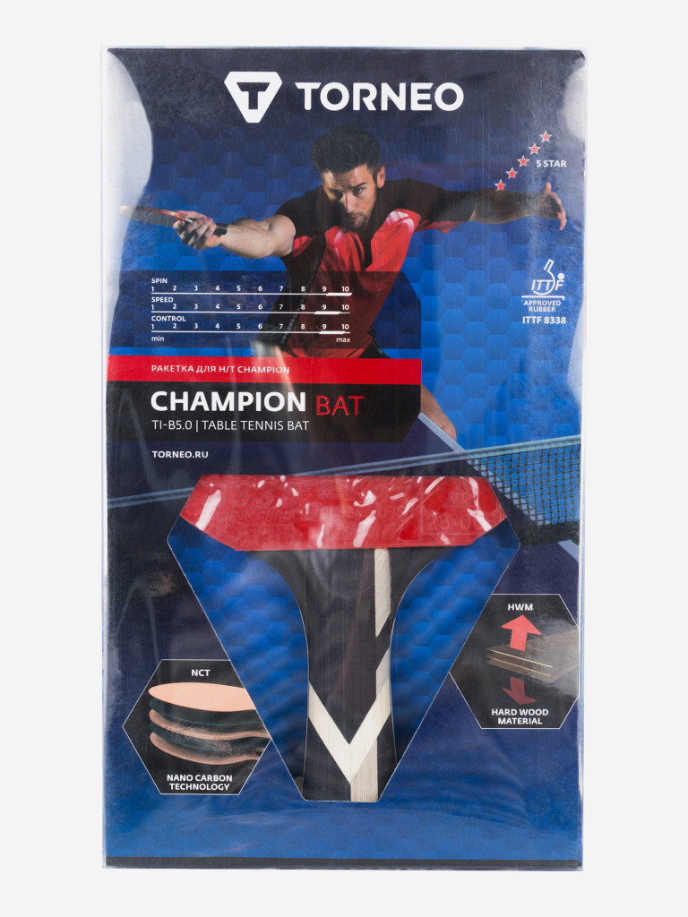 Ракетка для настольного тенниса Torneo Champion — фото №8