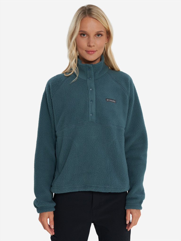 Джемпер флисовый женский Columbia Jasper Ridge Pebbled Fleece Half Snap — фото №2