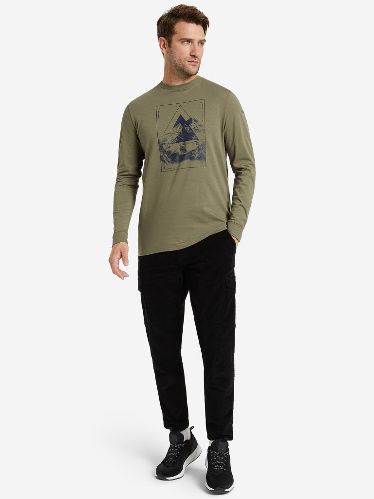 Лонгслив мужской Columbia Blue Reef LS Graphic Tee — фото №3