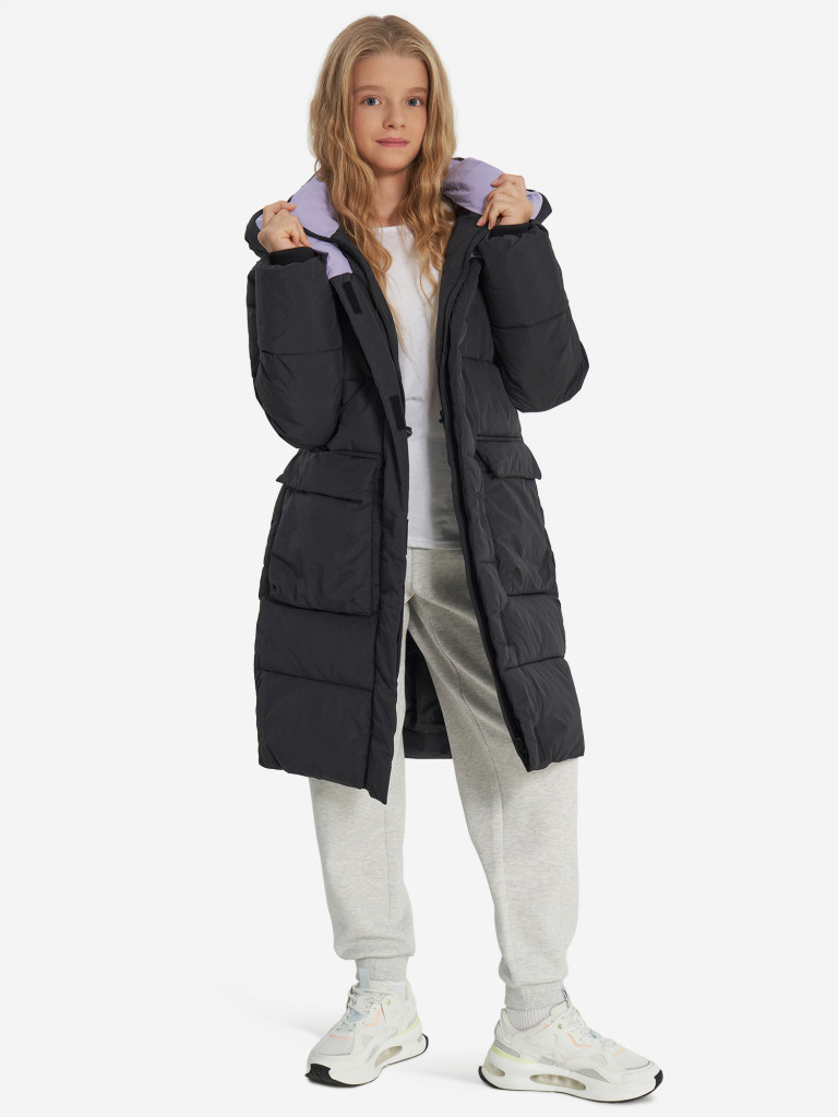 Пальто утепленное для девочек Oldos! — фото №5