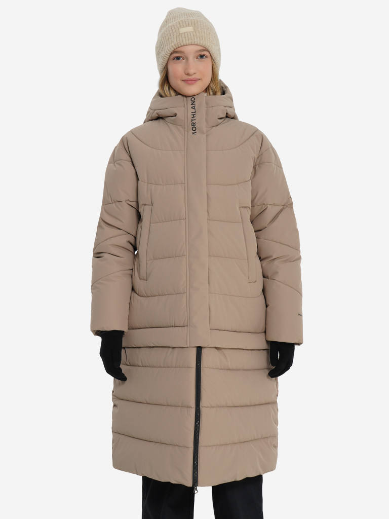 Пальто утепленное для девочек Northland — фото №2