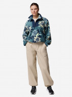 Джемпер флисовый женский Columbia Sequoia Grove Printed Half Zip — фото №6