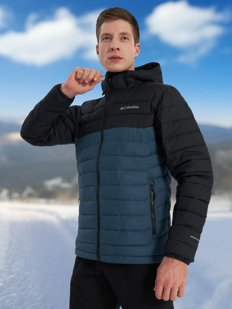 Columbia Powder Lite II Hooded Jacket ерлер жылы курткасы