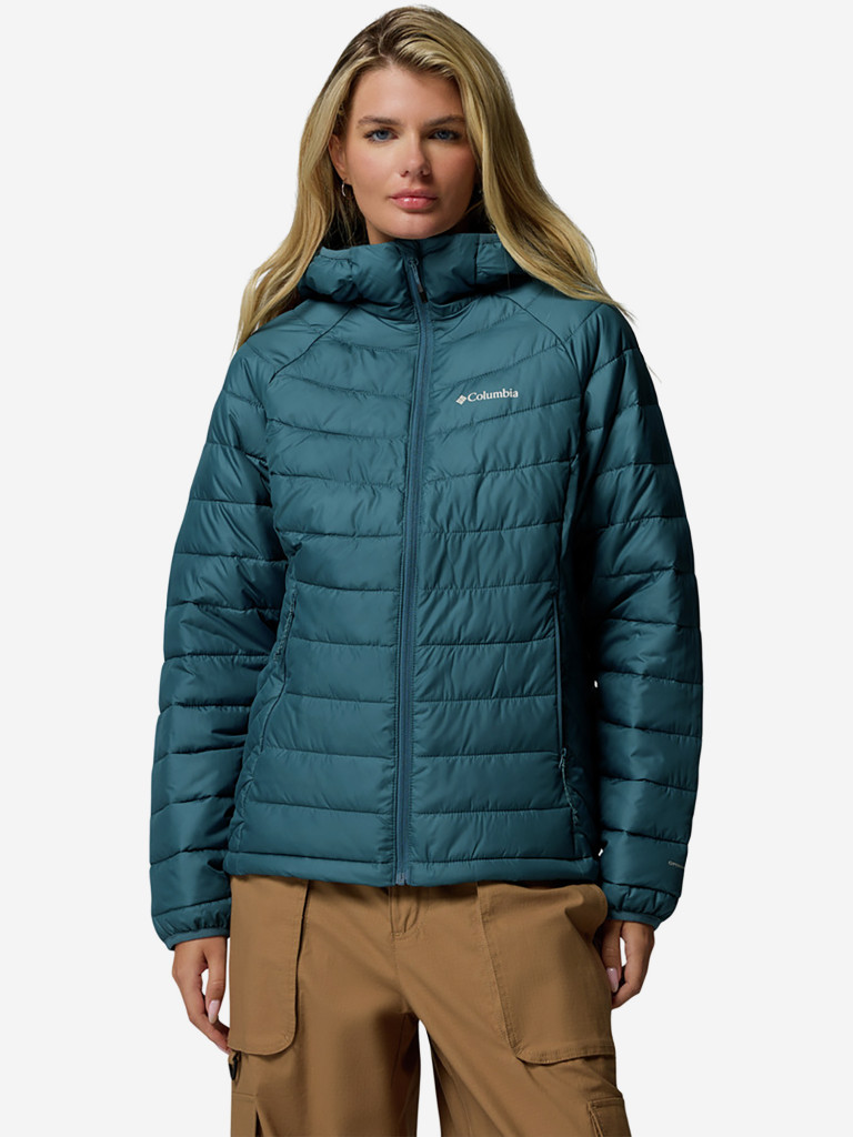 Columbia Powder Lite II Hooded Jacket әйелдер мамық курткасы — фото №3