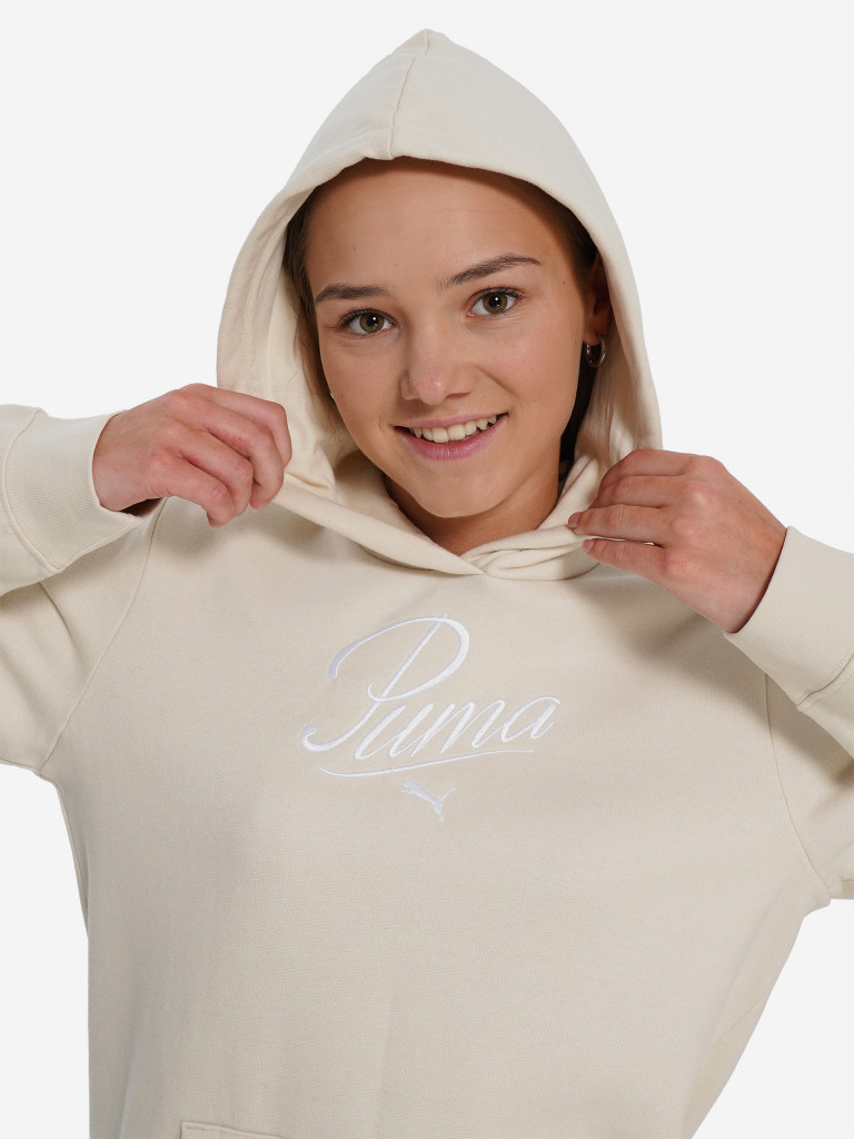 PUMA Ess Script қыздарға арналған худиі — фото №5