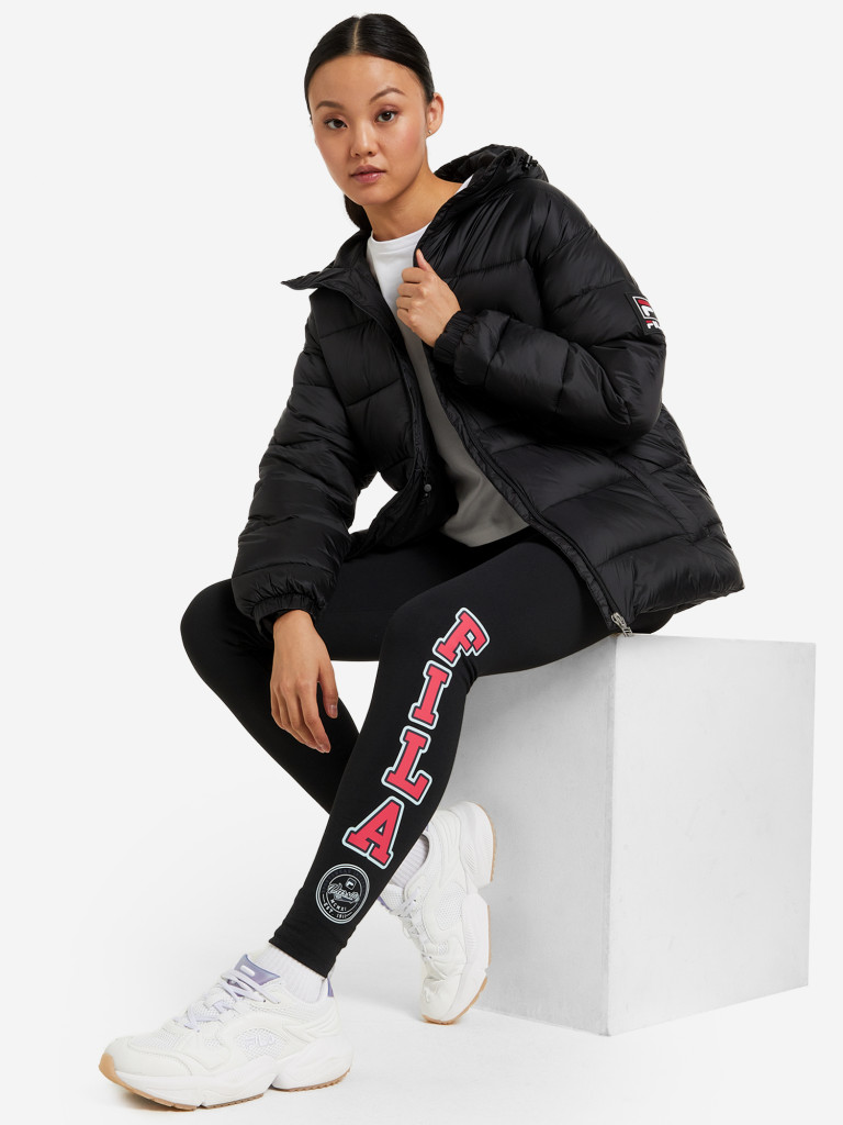 Куртка утепленная женская FILA черный цвет — купить за 24240 тг со ...