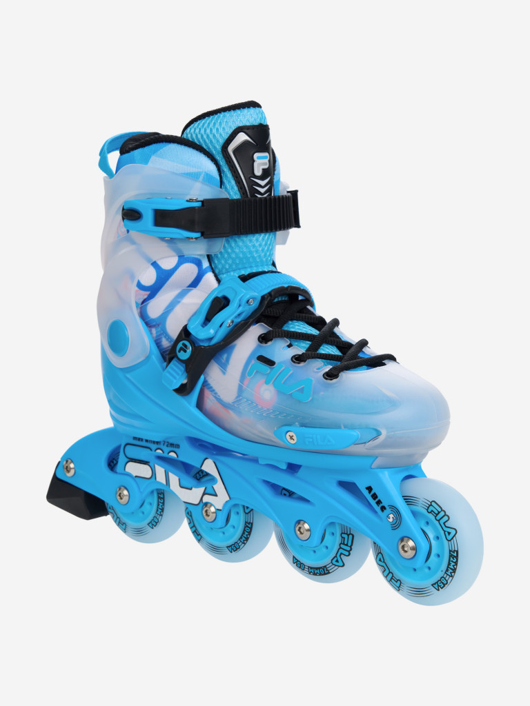 Роликовые коньки детские раздвижные FILA S-One Lightblue — фото №2