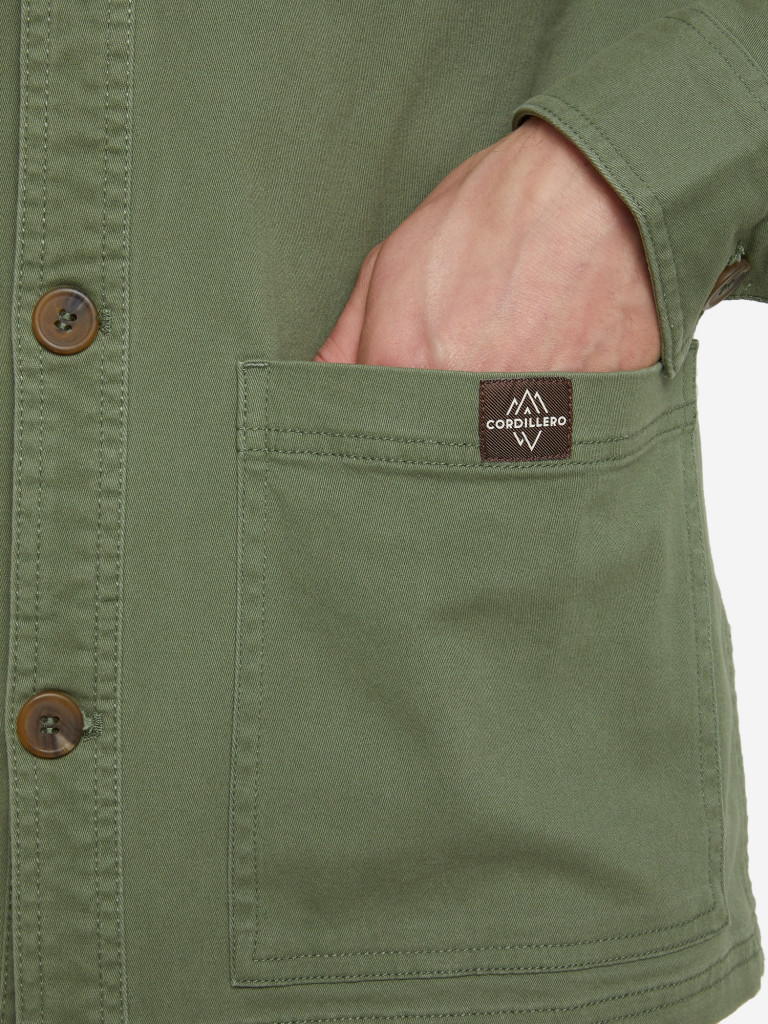 Рубашка мужская Cordillero милитари цвет — купить за 6790 тг со скидкой ...