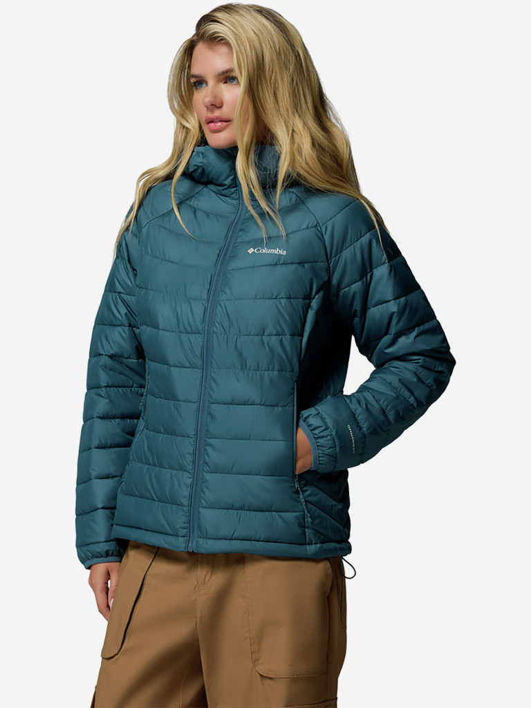 Columbia Powder Lite II Hooded Jacket әйелдер мамық курткасы — фото №6