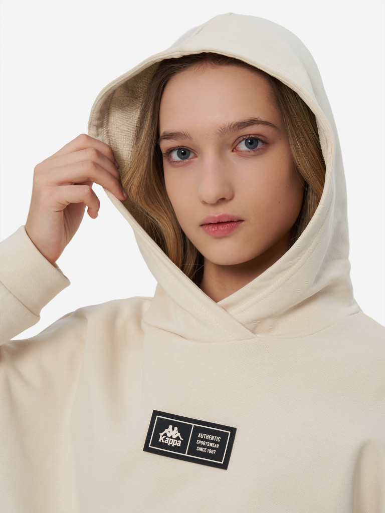 Худи для девочек оверсайз Kappa — фото №7