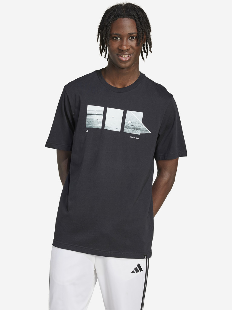 adidas Lens Tennis ерлер футболкасы — фото №4