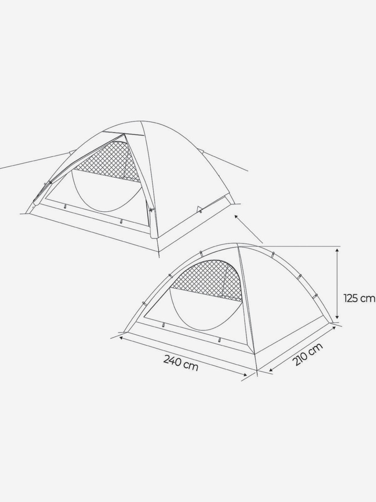 Denton DLT-4 төрт орынды шатыры — фото №3
