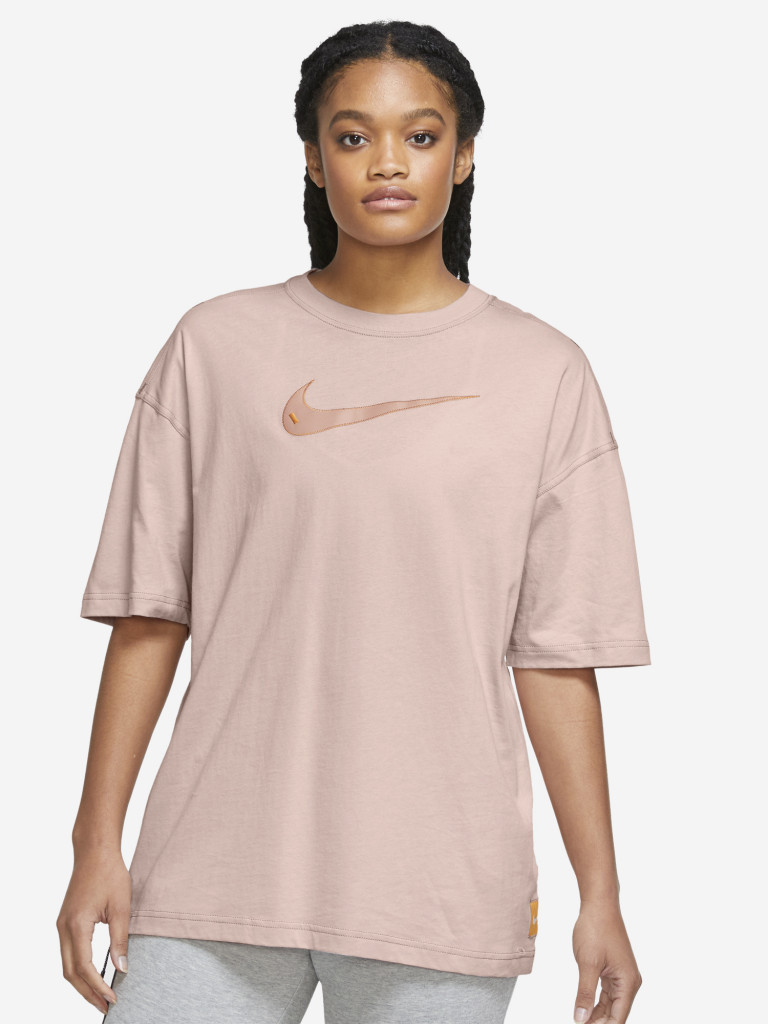 Футболка женская оверсайз Nike Sportswear Swoosh, Plus Size
