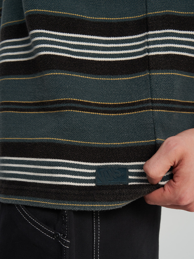 Vans LX Pique Stripe SS ерлер футболкасы — фото №8