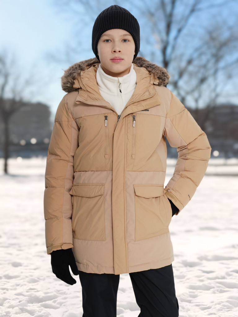 Columbia Marquam Peak Fusion II Parka ұлдарға арналған жылы курткасы