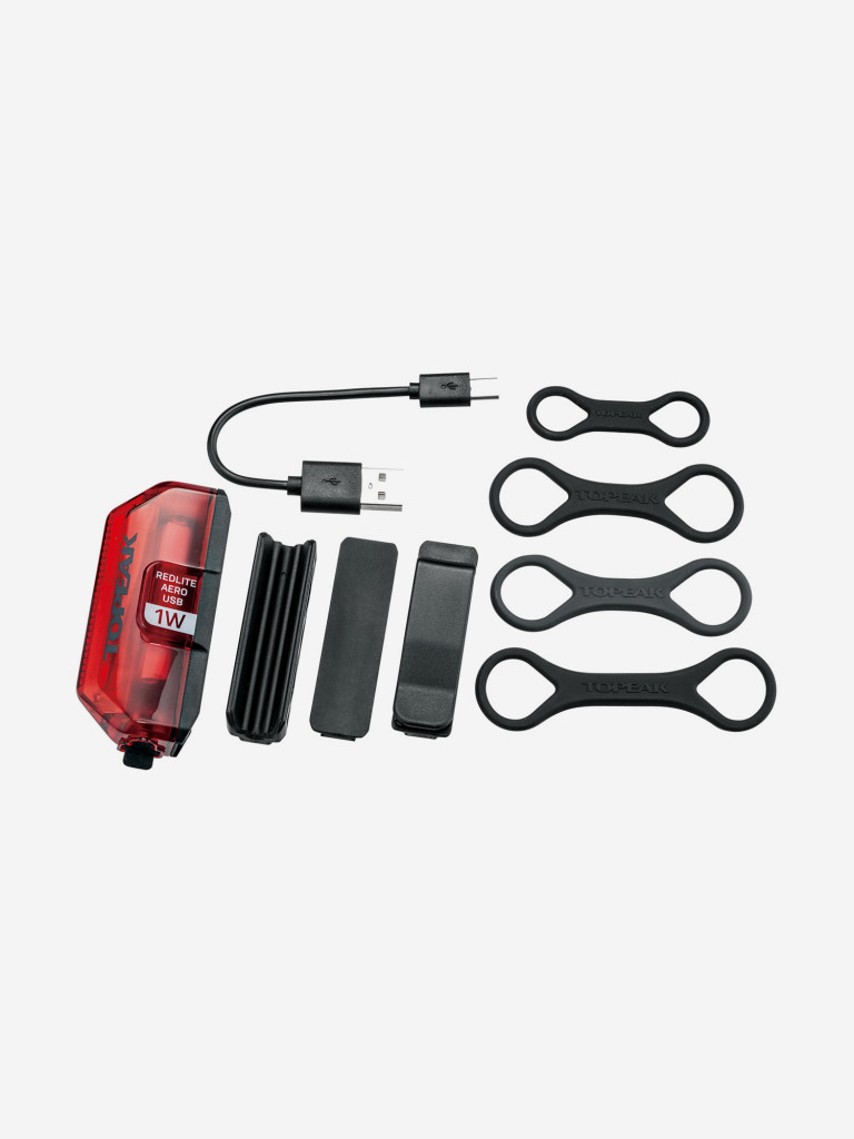 Фонарь велосипедный задний Topeak RedLite Aero USB 1 W — фото №3