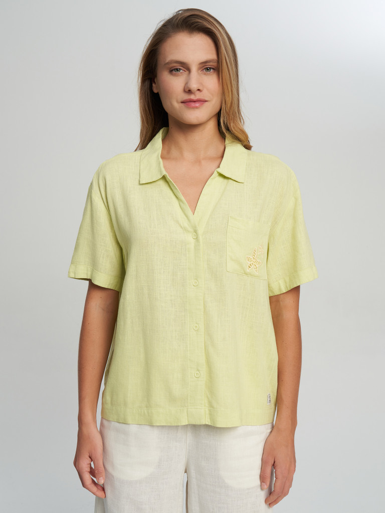 Рубашка с коротким рукавом женская оверсайз Protest — фото №2