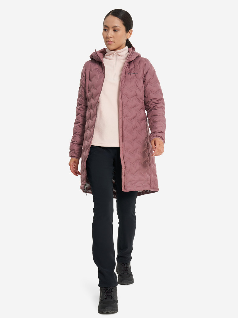 Columbia Delta Ridge II Long Down Jacket әйелдер мамық курткасы — фото №5