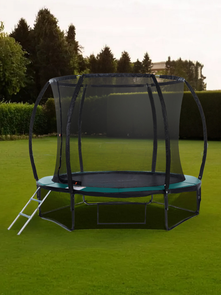 Сыртқы торы бар KETTLER Wallaroo-80 батуты, 244 см