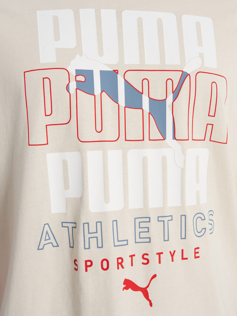 PUMA Graphic ерлер футболкасы — фото №5
