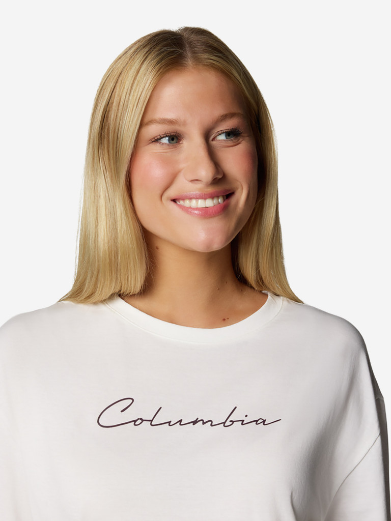 Футболка женская оверсайз Columbia Rolling Bend Graphic Oversized Tee — фото №5