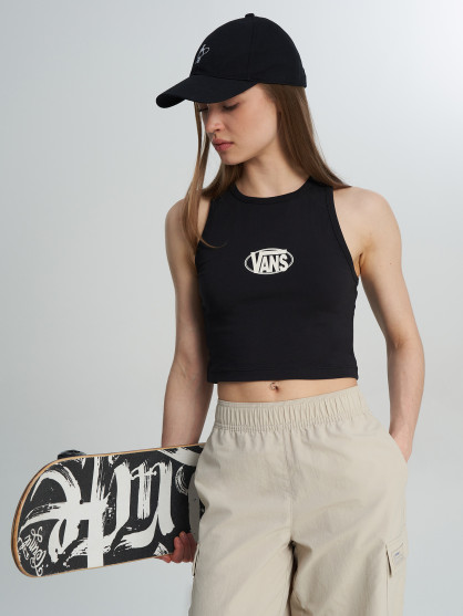 Майка женская Vans Oval Logo Tank