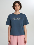 Columbia Rolling Bend Graphic Relaxed Crop SS әйелдер футболкасы — фото №2