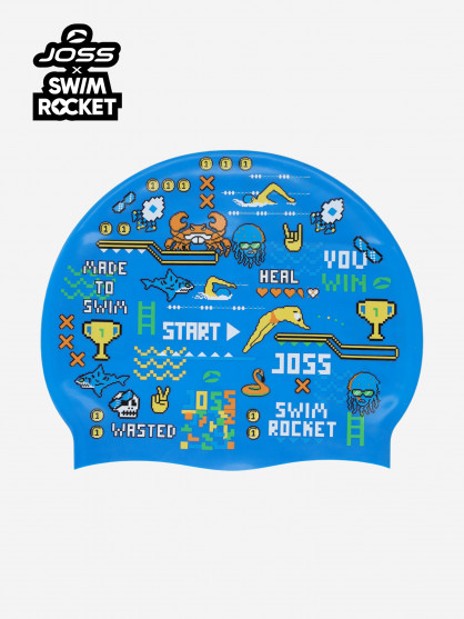 Шапочка для плавания Joss x Swim Rocket