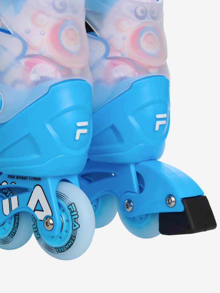 Роликовые коньки детские раздвижные FILA S-One Lightblue — фото №14
