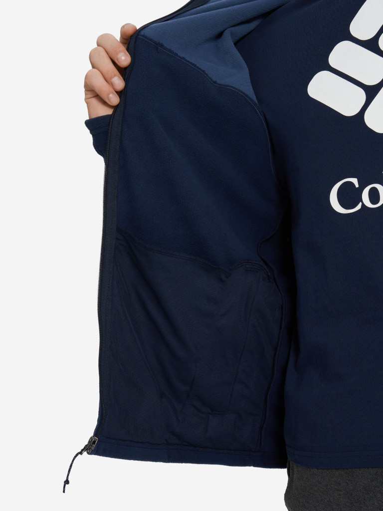 Джемпер флисовый мужской Columbia Basin Trail III Full Zip — фото №6