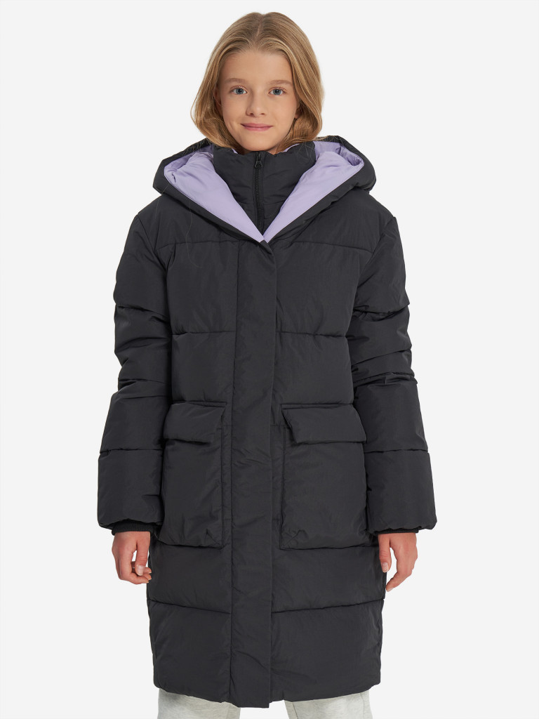 Пальто утепленное для девочек Oldos! — фото №2