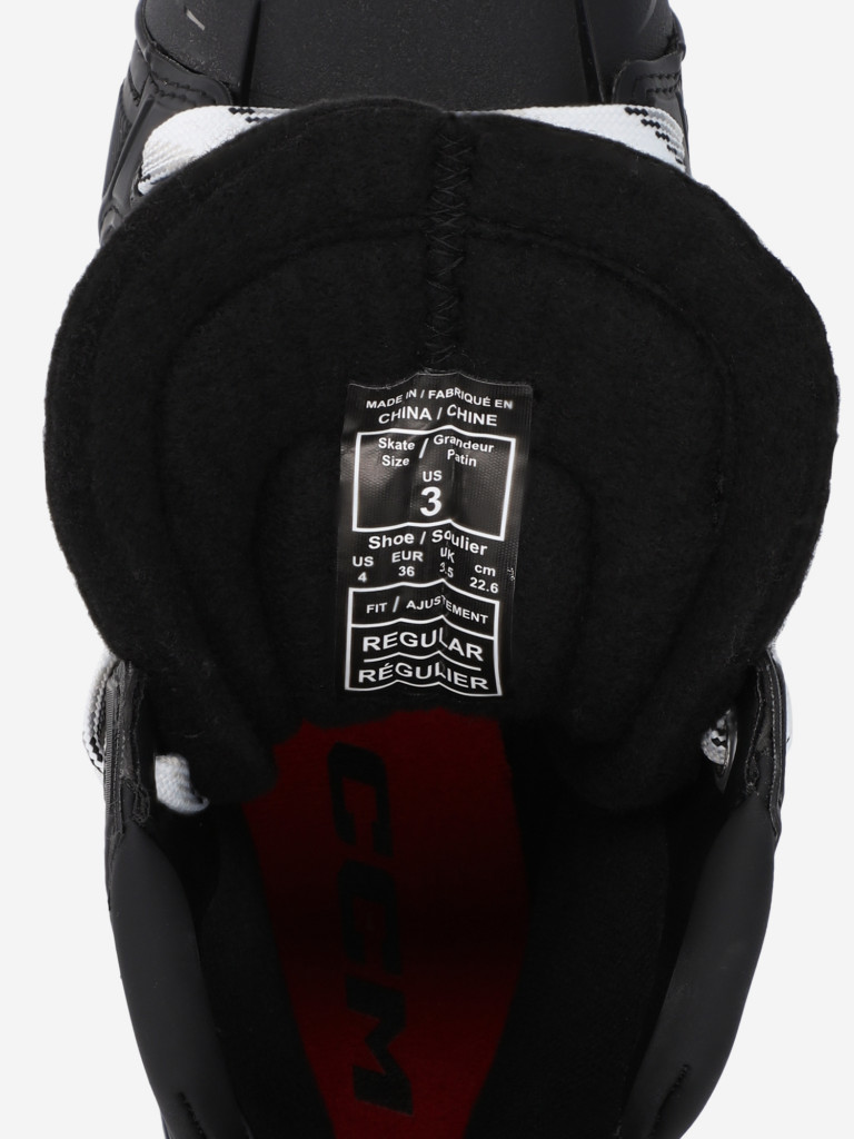 Коньки хоккейные детские CCM SK Jetspeed 860 JR Regular — фото №7